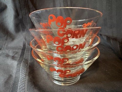 Set ciotole popcorn - 4, vintage