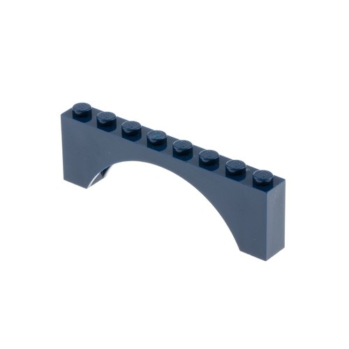 Mattoncino lego 1x8x2 - 1x, blu
