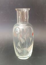 ♥ VASO IN VETRO DI MURANO DESIGN CARLO MORETTI CON DECORO INTAGLIATO VINTAGE