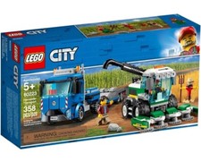 NUOVO ⭐ LEGO SET 60223 - MIETITREBBIA TRASPORTATORE CITY FATTORIA TRATTORE