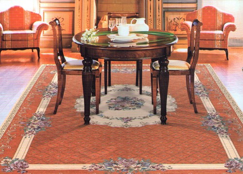 Tappeto velour con retro - tappeto,