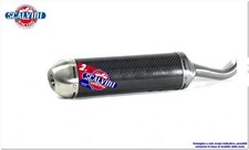 SCALVINI MARMITTA TERMINALE SCARICO APRILIA SX 125 2009-2010 EXHAUST CARBON