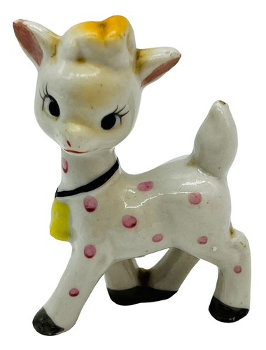 Statuina kitsch vintage bianca