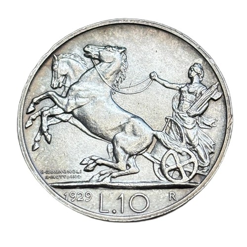 Italy lire 1929 fert - 10, *fert*