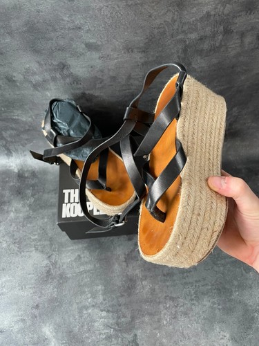 Sandales spartiates cuir - spartiates, en