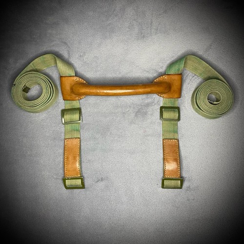 Military leather carry handle - military,