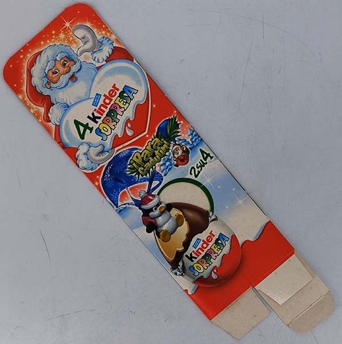 Kinder surprise tube box - tube, 4x