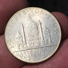 austria 2 schilling  argento 1937