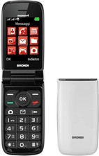 Brondi Magnum 4  Telefono Cellulare Maxi Display, Tastiera GRANDE 1.3 MP, BIANCO