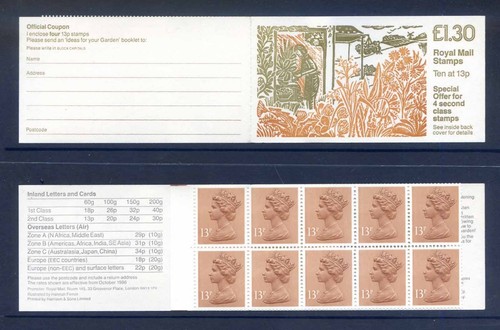 Fl9a folded booklets 1986 - gb,