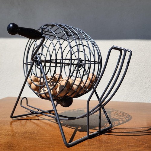 Gabbia bingo vintage con - vintage,