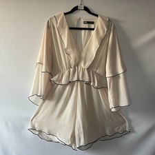 Zara Womens Oyster Ivory Black