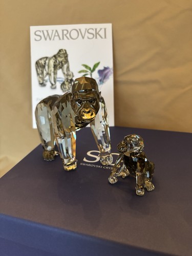 Swarovski crystal gorilla - crystal,