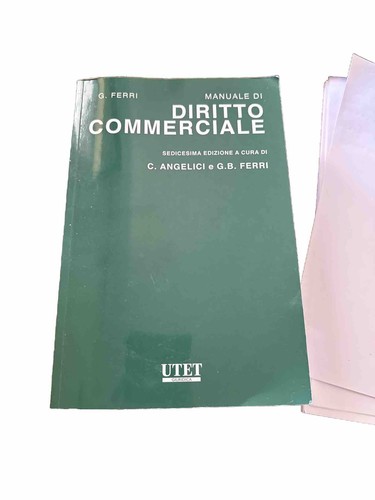 Manuale diritto commerciale - manuale,
