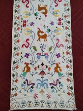 pannello tessuto ricamo seta