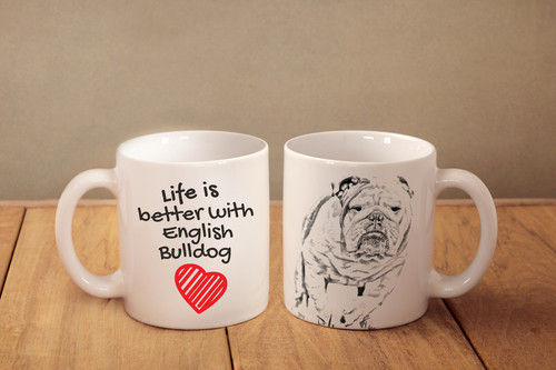 Bulldog inglese tazza - bulldog,