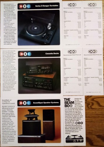 Bic beam box cassette deck - box,,