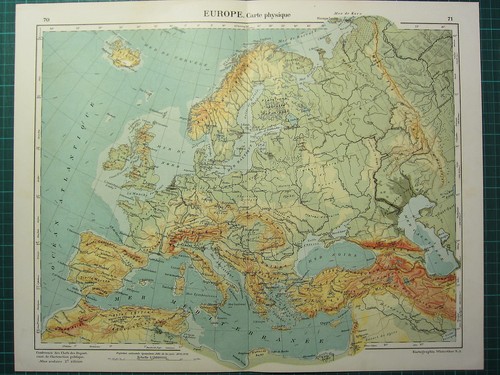 1921 mappa europa - europa, ~