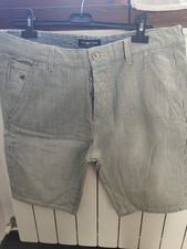 Bermuda jeans uomo A Righe