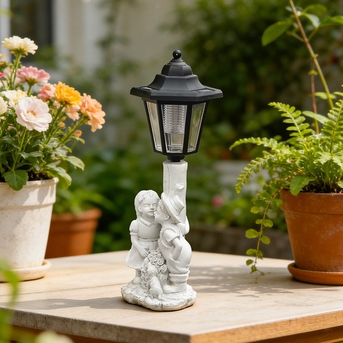 Statua giardino per ragazzo - statua,