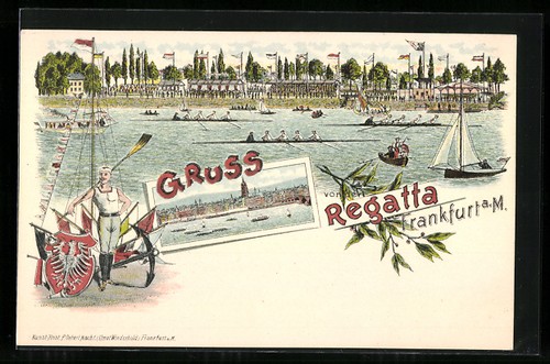 Litografia francoforte sul - francoforte,