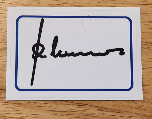 Targa libro autografata