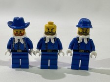 3 Personaggi LEGO Cavalleria Western Wild West Retro Collezione Soldatini Calvario