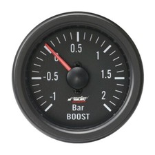 Simoni Racing Strumento Manometro pressione turbo Black line -1+2 bar 52mm BV/B