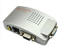 ADATTATORE CONVERTITORE DA PC COMPUTER NOTEBOOK A TV DA VGA A RCA SCART
