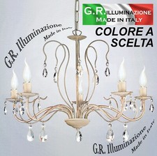 LAMPADARIO IN FERRO BATTUTO