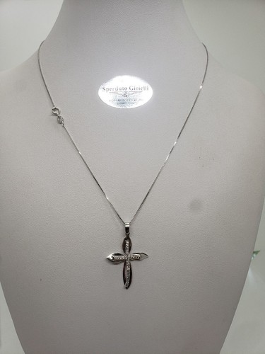 Collana donna con croce in - collana,