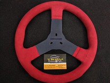 Volante GO KART - FORMULA SportLine Made in Italy Diametro 31 ALCANTARA ROSSO