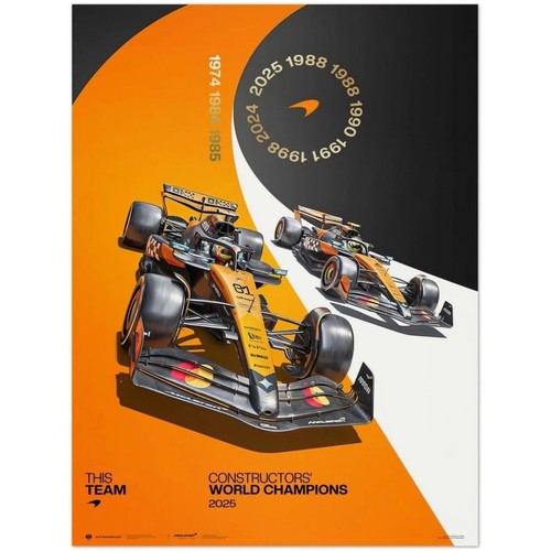 Poster mclaren costruttori - mclaren,