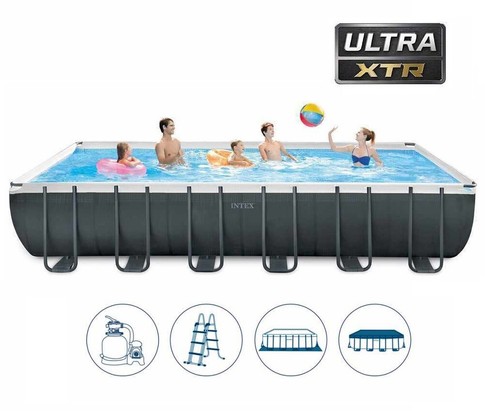 Piscina fuori terra intex - terra,