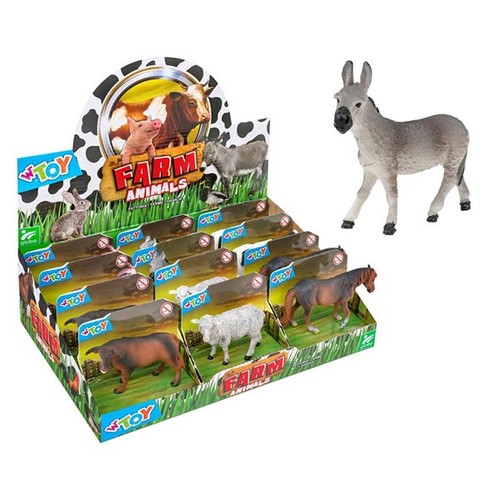 Animali fattoria 5cm 6ass - animali,