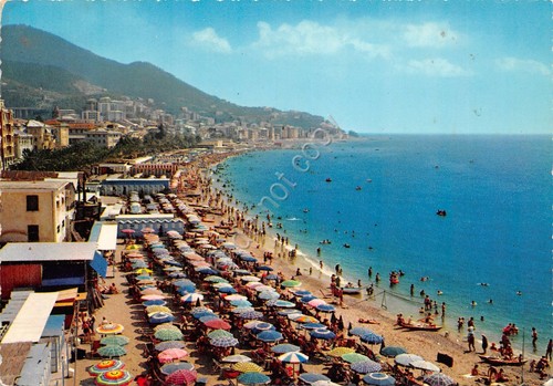 Cartolina varazze spiaggia - cartolina, la