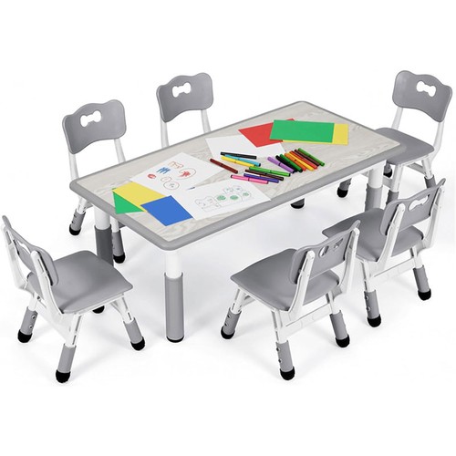 Tavolo per bambini con - 6, sedie