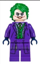  The Joker Minifigur 76023 Capelli Verdi Gilet Verde Vestito Viola sh0133 Batman