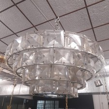 LAMPADARIO CIRCOLARE A VETRI