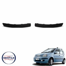 FIAT PANDA 169 2003 2012 KIT MODANATURE STRISCE PARAURTI ANTERIORE DX E SX NERO
