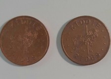 2 Gettoni Tecnotron Dedem - Kiddie Rides