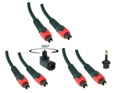 1m Toslink LWL Spdif Cavo