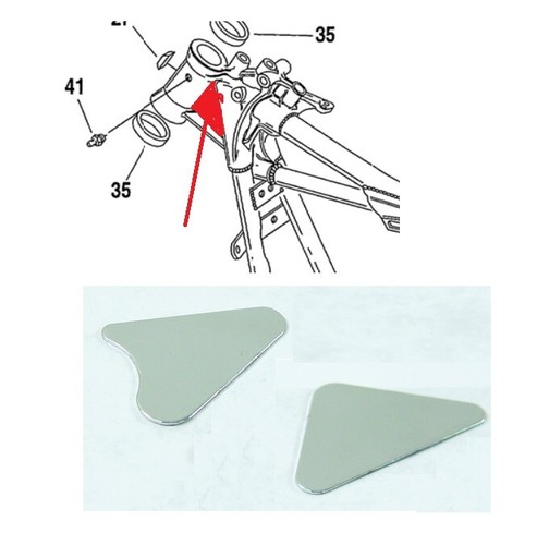 Cover cromata sterzo - , forcella