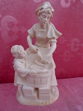 Bella Holzfigur __ Magd con