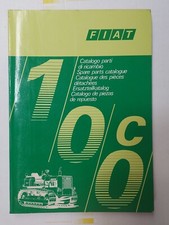 Catalogo parti di ricambio trattore FIAT 100C luglio 1971 originale
