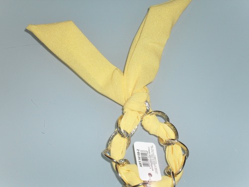 Fascia fermacoda giallo con - fascia,