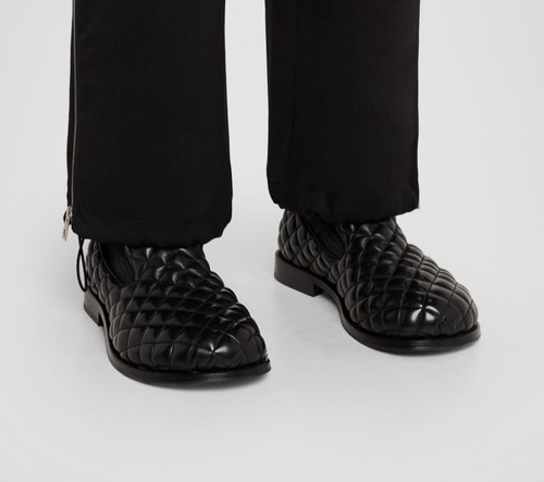 Scarpe mocassini trapuntati