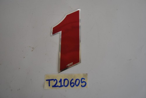 Adesivo gara anodizzato numero