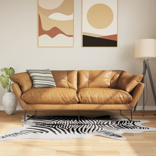 Vidaxl tappeto nero - tappeto, bianco