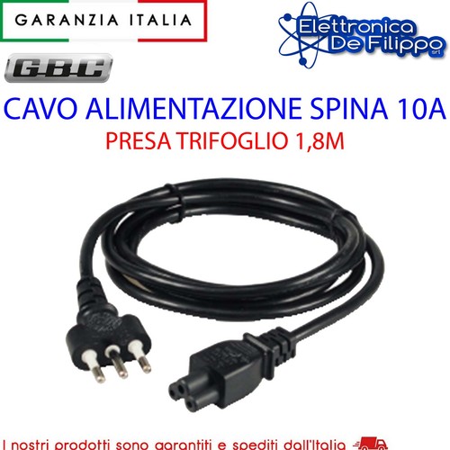 Cavo alimentazione spina - alimentazione, 10a